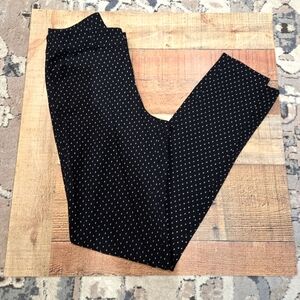 Old Navy Pixie Mid Rise Skinny Pants 6 Tall, Polka Dot